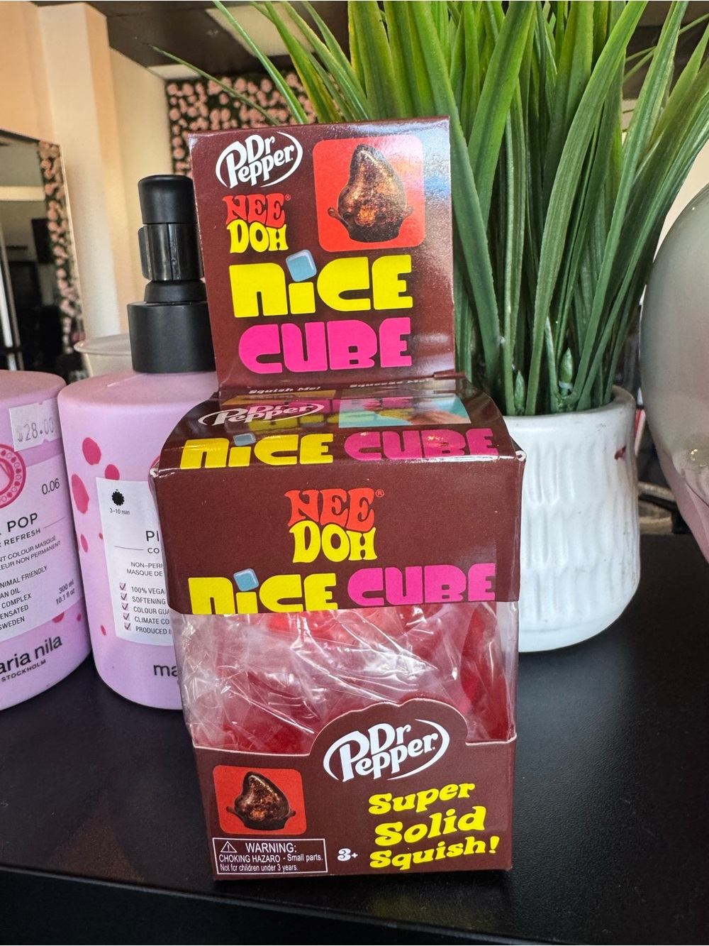 Nee'Doh Nice Cube - Red Super Solid Squish